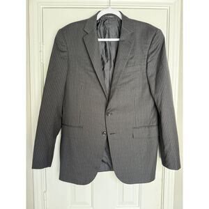 Black label Ralph Lauren Gray Pinstriped Blazer - Size 40R